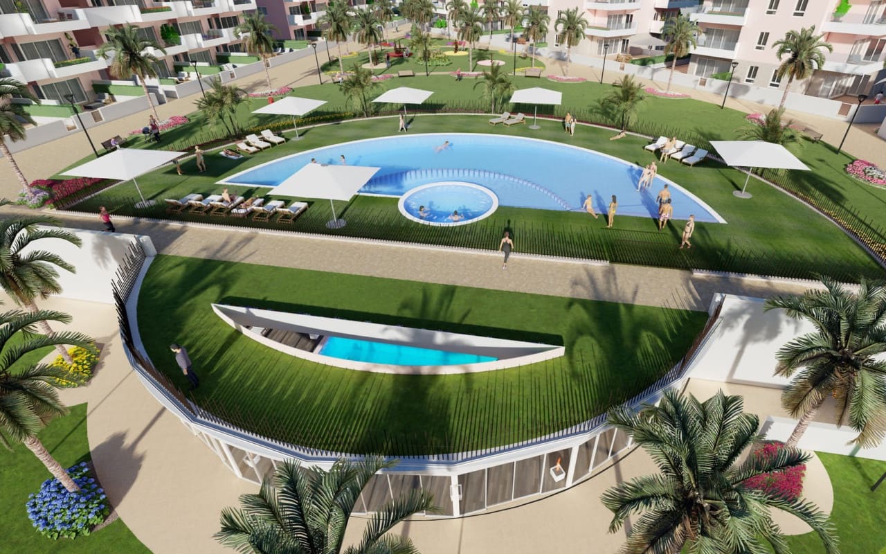 Apartamento de 3 habitaciones en Guardamar del Segura en venta con piscina - 289.900 € (Ref: 9046743)