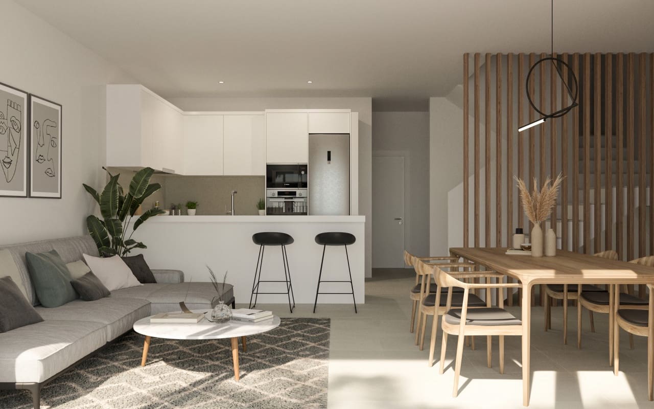 3 soveværelse Byhus til salg i Monforte del Cid med swimmingpool - € 330.000 (Ref: 9046925)