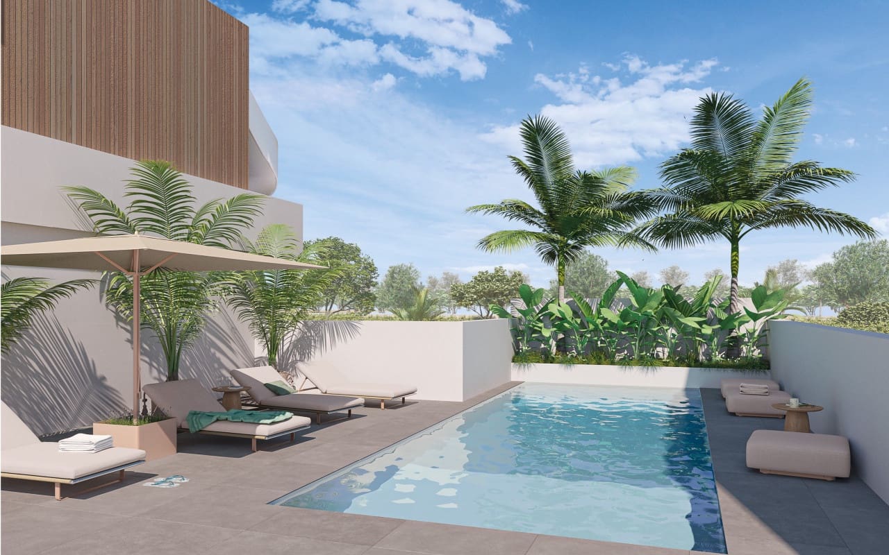 3 makuuhuone Omakotitalo myytävänä paikassa Pilar de la Horadada mukana uima-altaan - 339 900 € (Ref: 9046992)