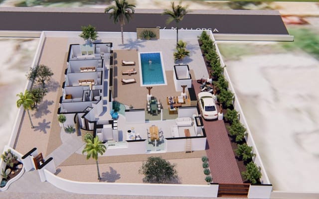 3 soveværelse Villa til salg i Pueblo - Urbanizaciones, Alfaz del Pi / L'Alfàs del Pi - € 698.000 (Ref: 9047022)