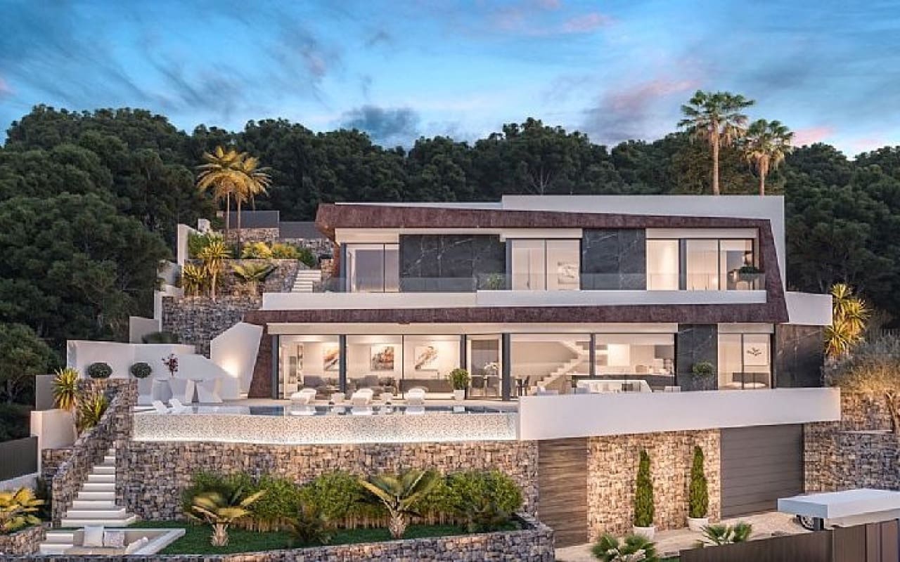 4 soveværelse Villa til salg i Calpe / Calp - € 1.550.000 (Ref: 9050093)