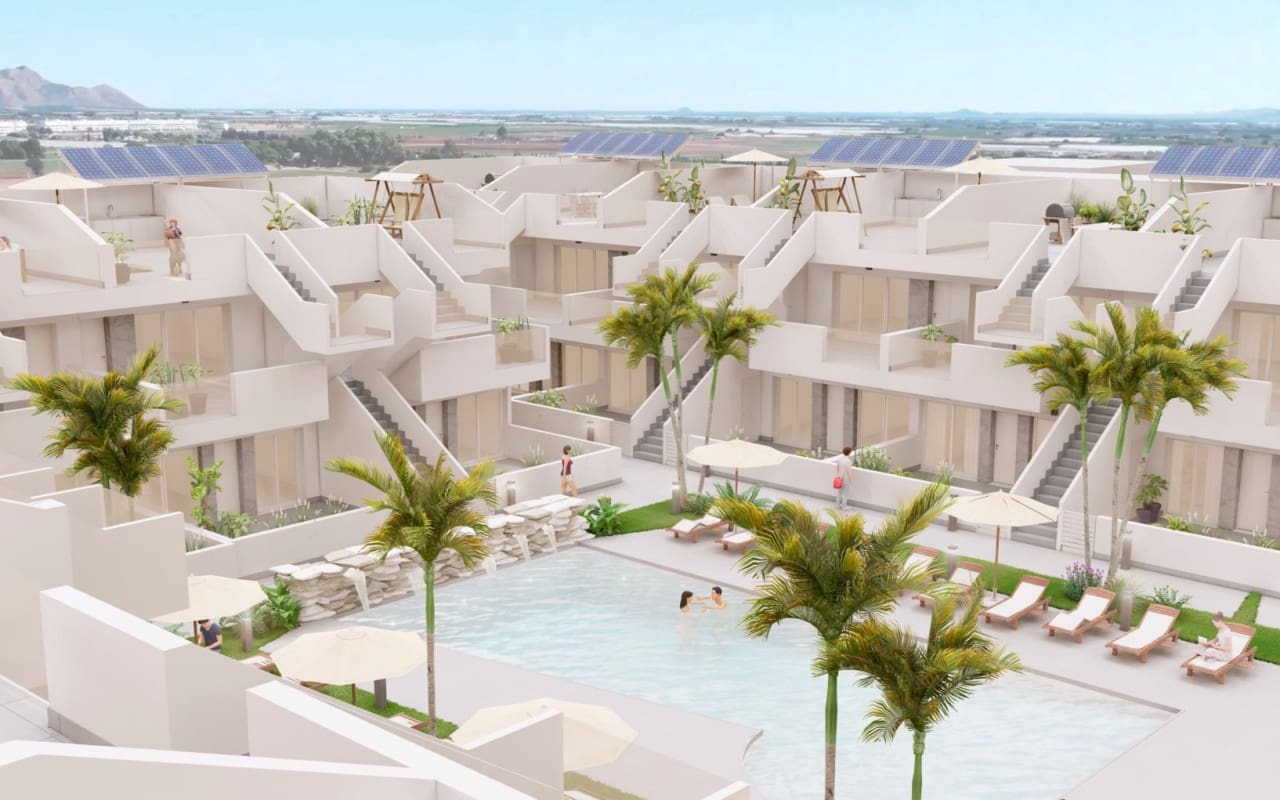 2 soveværelse Byhus til salg i Roldan med swimmingpool - € 233.000 (Ref: 9084333)