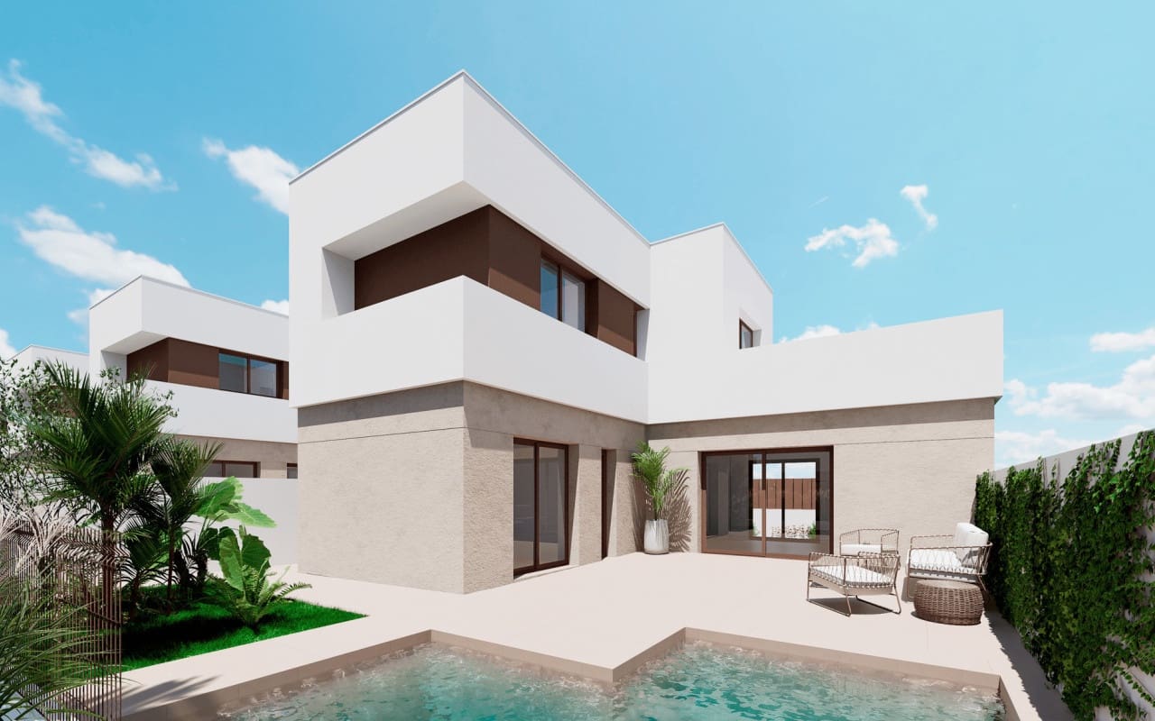 3 soveværelse Villa til salg i Los Alcazares med swimmingpool - € 489.000 (Ref: 9084488)