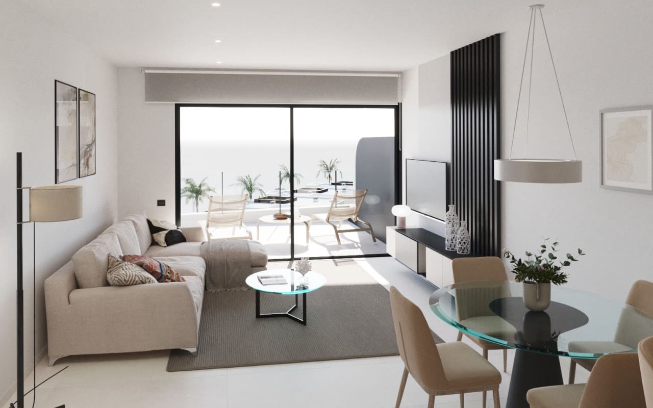 2 soveværelse Penthouse til salg i Los Alcazares med swimmingpool - € 369.000 (Ref: 9084557)