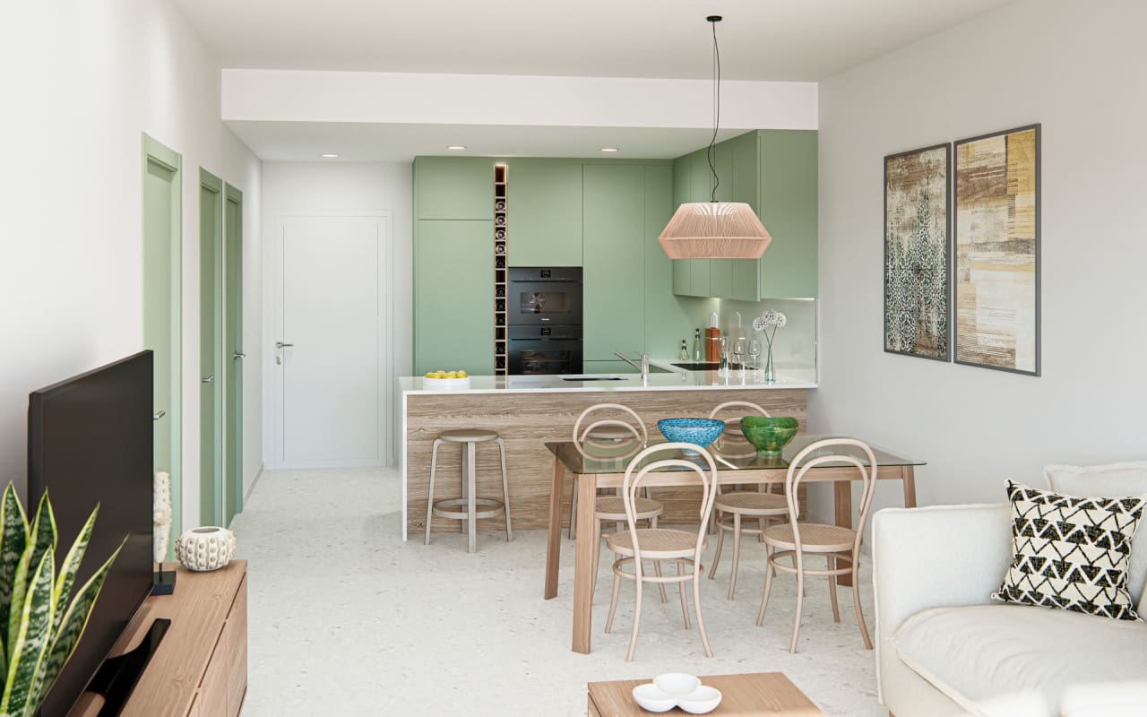 Piso de 2 habitaciones en Los Alcázares en venta con piscina - 299.000 € (Ref: 9084562)