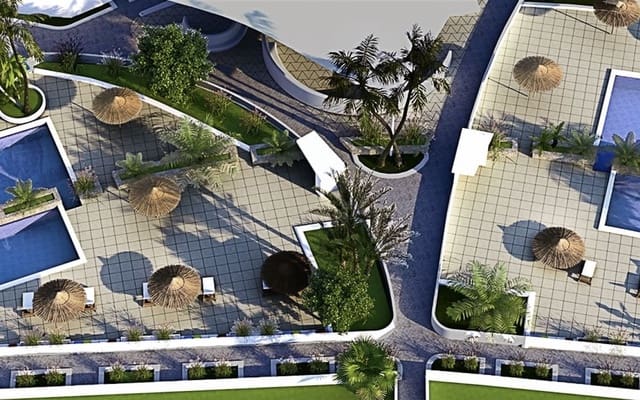 2 soveværelse Byhus til salg i Mil Palmeras, Pilar de la Horadada med swimmingpool - € 305.000 (Ref: 9148220)