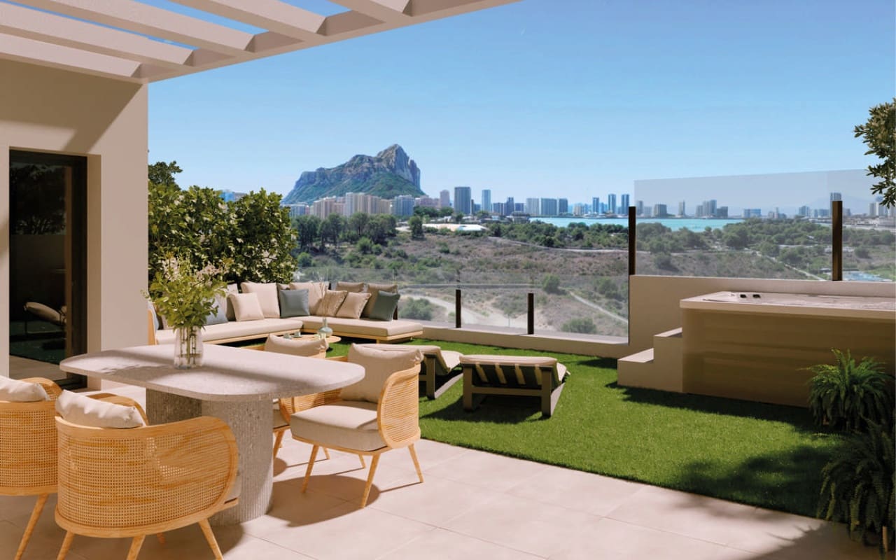 3 sypialnia Penthouse na sprzedaż w Calpe / Calp z basenem - 750 000 € (Ref: 9170299)