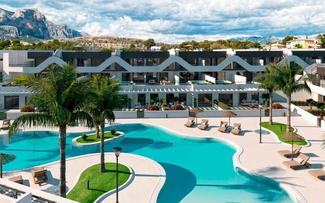 2 makuuhuone Omakotitalo myytävänä paikassa Escandinavia - Cautivador, Alfaz del Pi / L'Alfàs del Pi mukana uima-altaan - 320 000 € (Ref: 9273098)