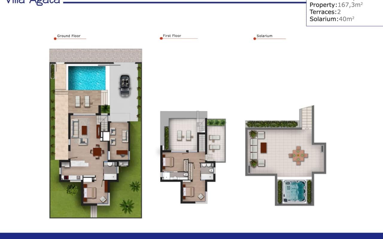 3 bedroom Villa for sale in Los Alcazares with pool - € 412,000 (Ref: 9304659)