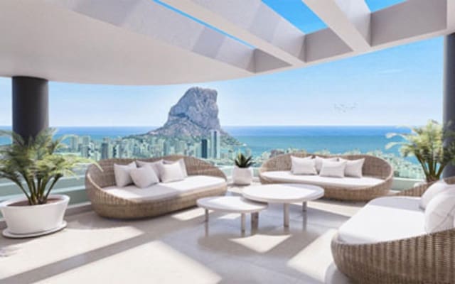 3 chambre Appartement à vendre à Cometa - Carrió, Calpe / Calp avec piscine - 450 000 € (Ref: 9340198)