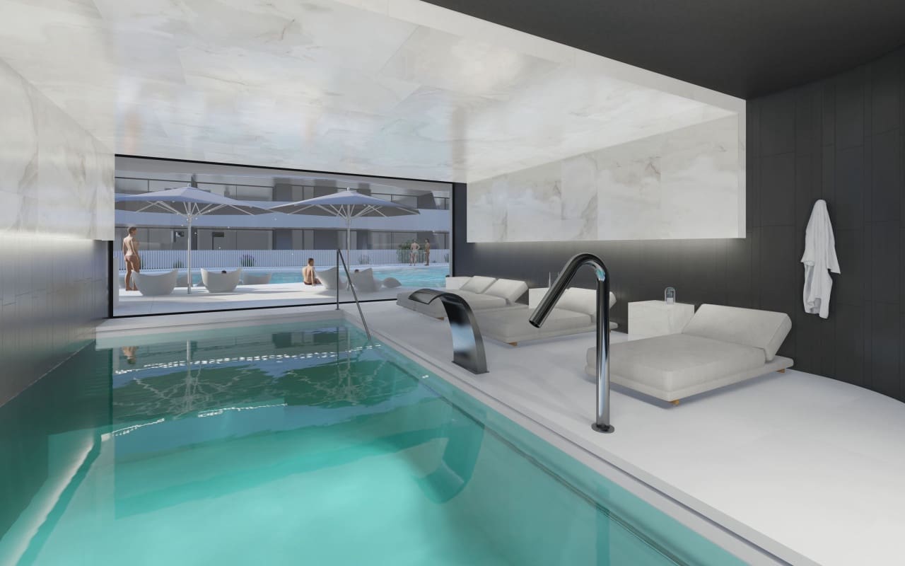 Ático de 2 habitaciones en Guardamar del Segura en venta con piscina - 365.000 € (Ref: 9357735)