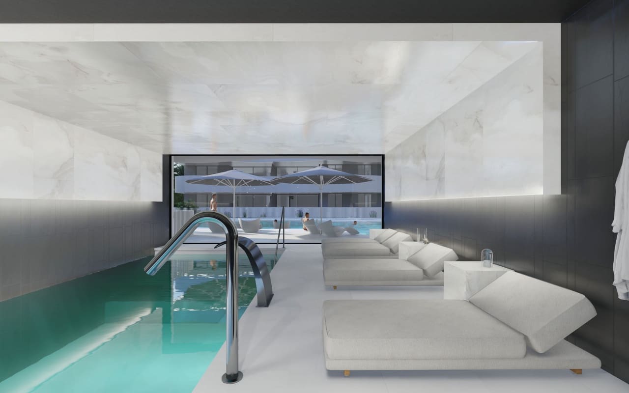 Ático de 2 habitaciones en Guardamar del Segura en venta con piscina - 365.000 € (Ref: 9357735)