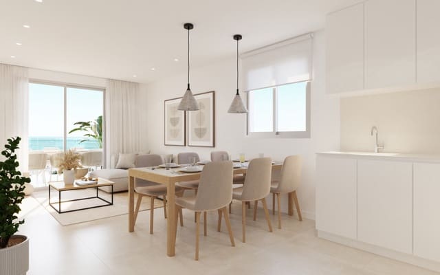 3 Zimmer Apartment zu verkaufen in Playa Tamarit - Playa Lissa, Santa Pola mit Pool - 375.000 € (Ref: 9357742)