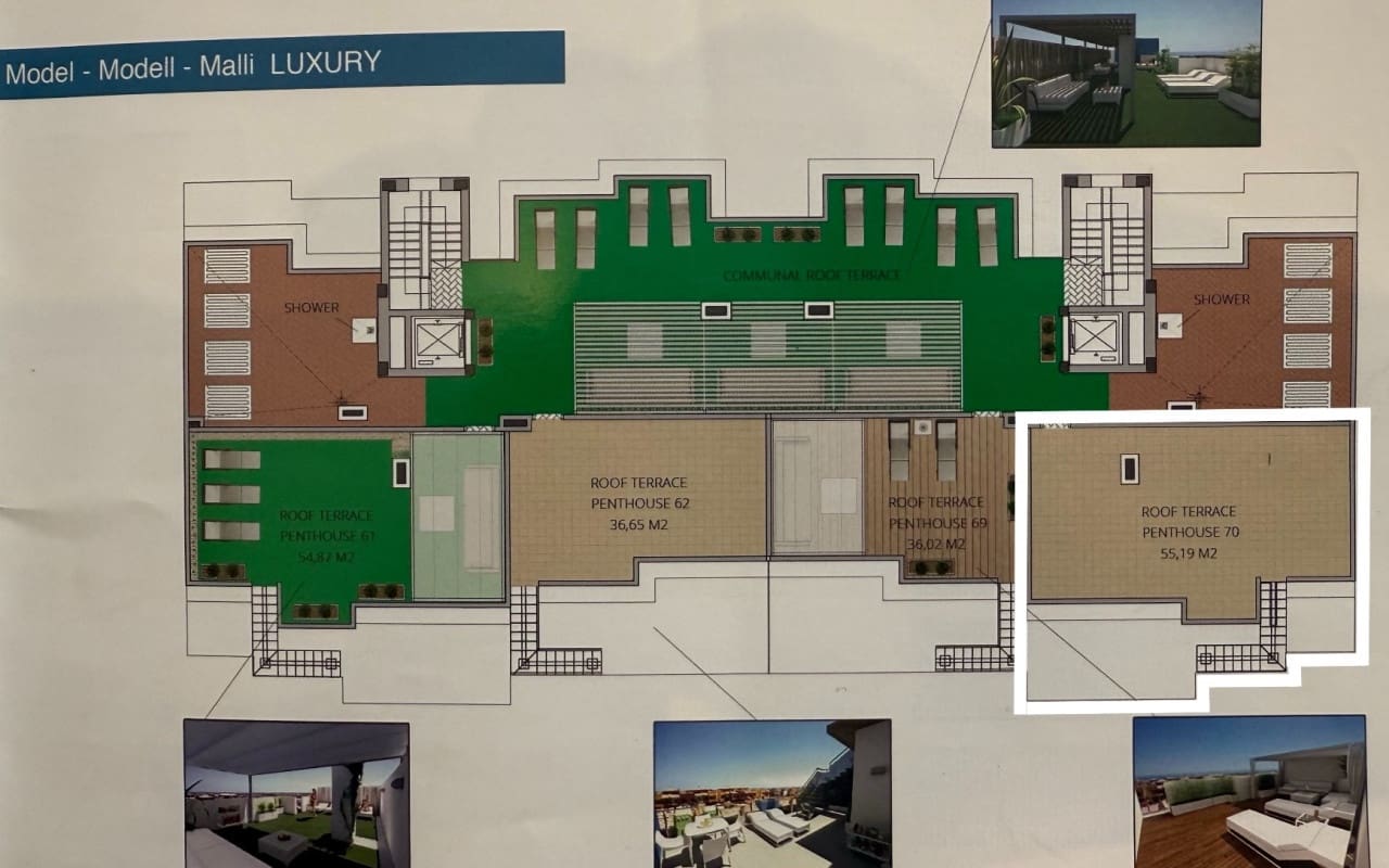 3 camera da letto Attico in vendita in Orihuela Costa con piscina - 359.000 € (Rif: 9394431)