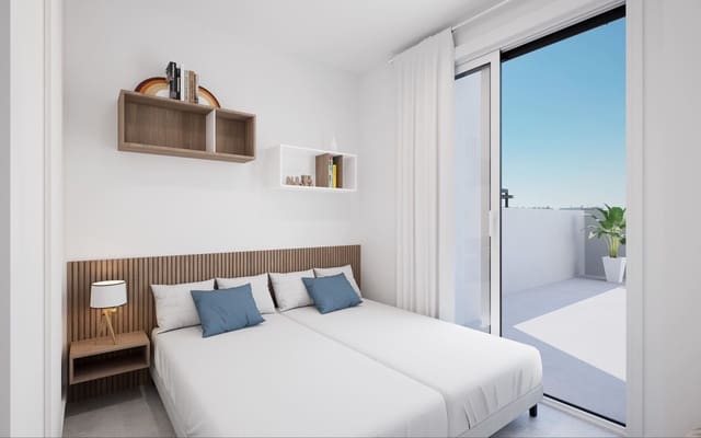 3 quarto Penthouse para venda em Los Narejos - Punta Calera, Los Alcázares com piscina - 419 900 € (Ref: 9396311)