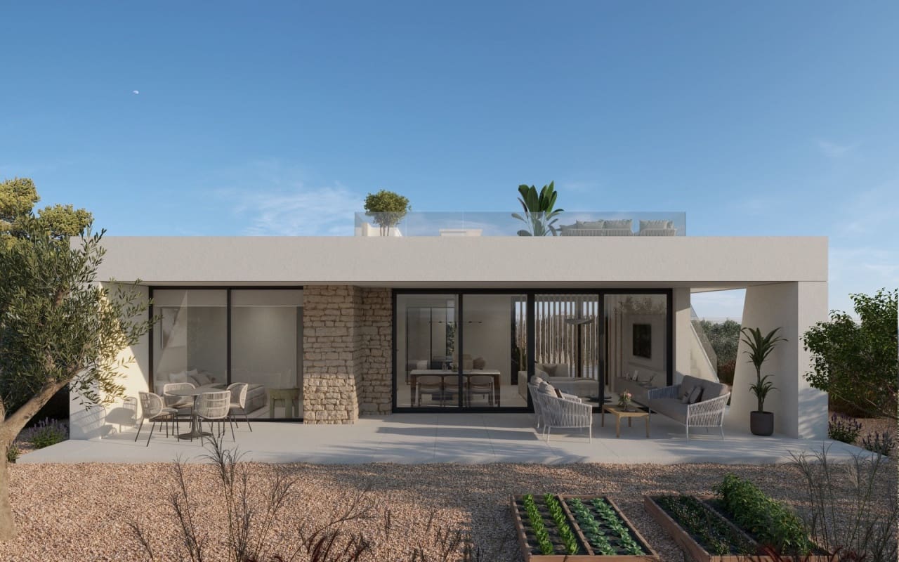 3 Zimmer Villa zu verkaufen in Fuente Alamo de Murcia mit Pool - 475.420 € (Ref: 9449749)