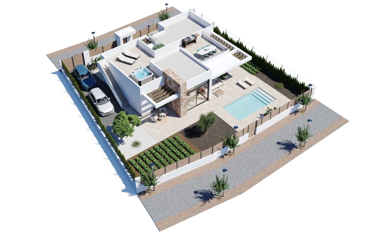 3 Zimmer Villa zu verkaufen in Fuente Alamo de Murcia - 379.900 € (Ref: 9449751)