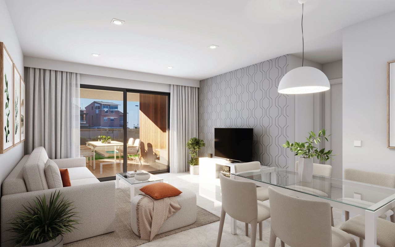 2 chambre Maison de Ville à vendre à Puerto de Mazarron avec piscine - 320 456 € (Ref: 9521792)