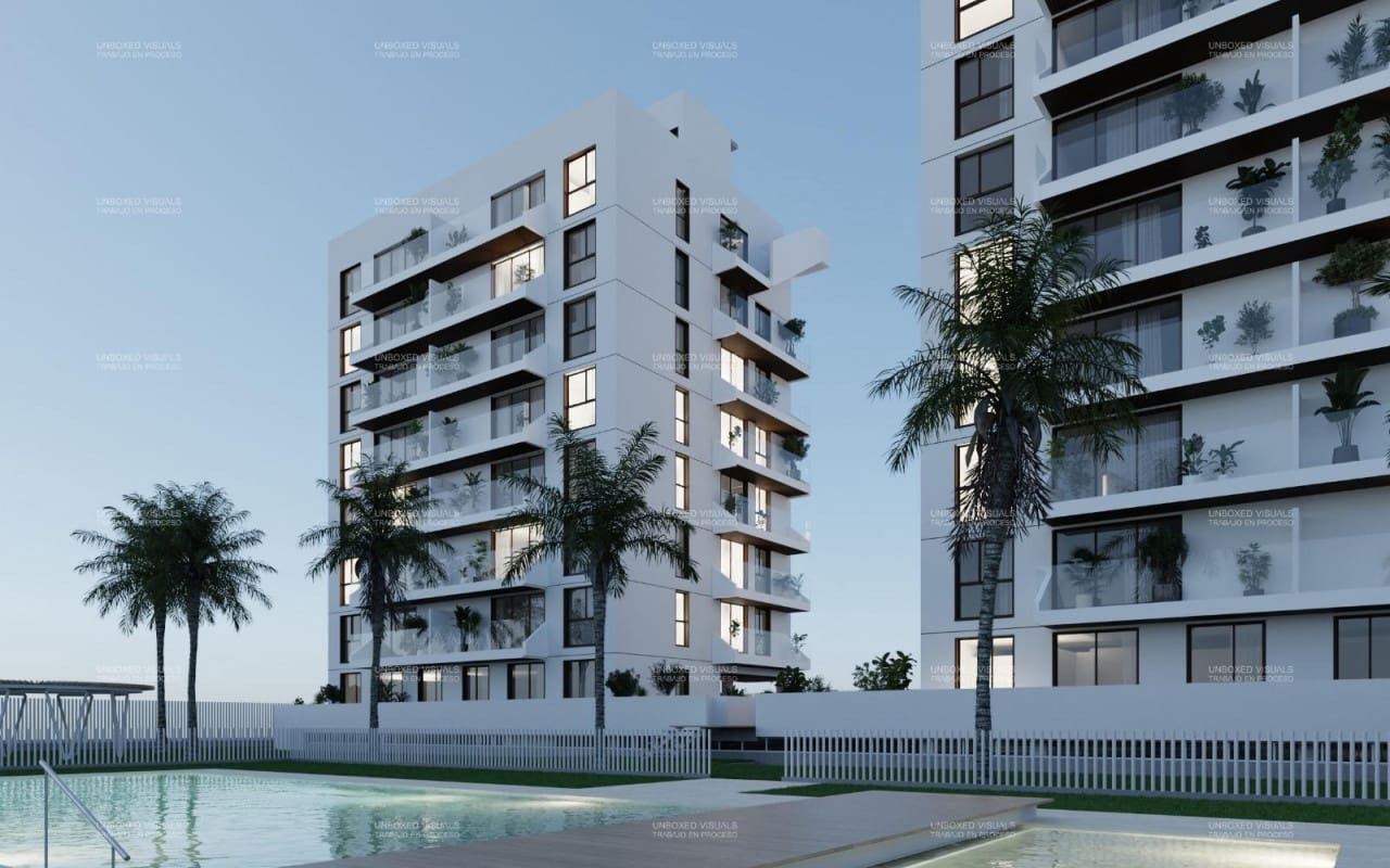 2 quarto Apartamento para venda em Guardamar del Segura com piscina - 245 000 € (Ref: 9532426)