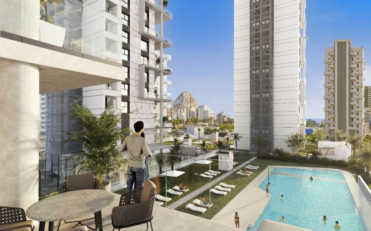 2 soveværelse Lejlighed til salg i Calpe / Calp med swimmingpool - € 420.000 (Ref: 9572126)