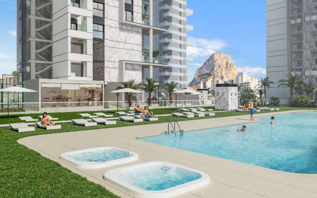 2 soveværelse Lejlighed til salg i Calpe / Calp med swimmingpool - € 420.000 (Ref: 9572126)