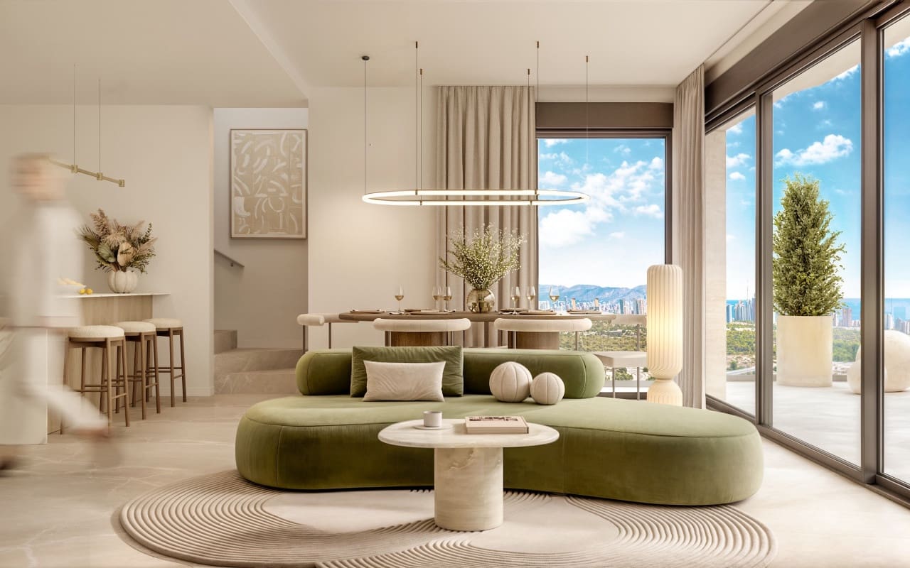 3 makuuhuone Huoneisto myytävänä paikassa Finestrat mukana uima-altaan - 495 000 € (Ref: 9606594)