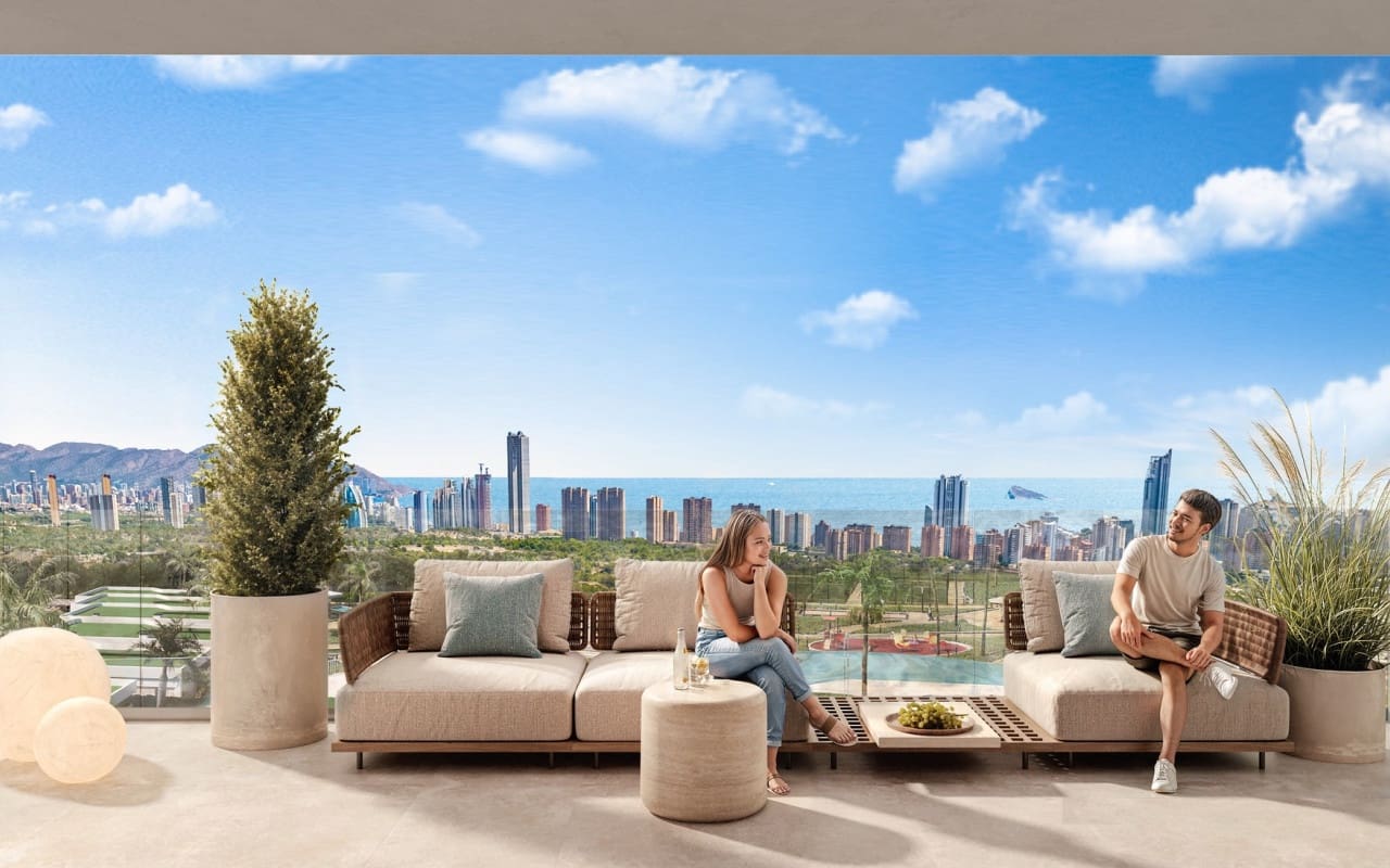 2 bedroom Apartment for sale in Finestrat with pool - € 450,000 (Ref: 9606596)