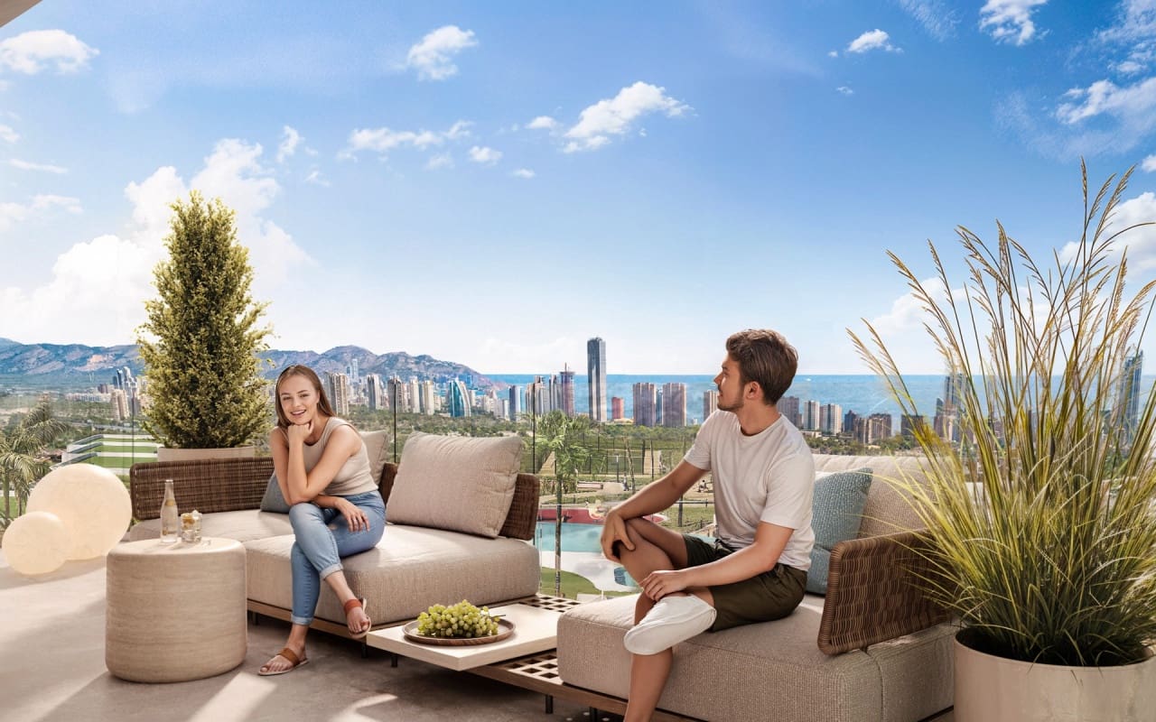 2 bedroom Apartment for sale in Finestrat with pool - € 450,000 (Ref: 9606596)