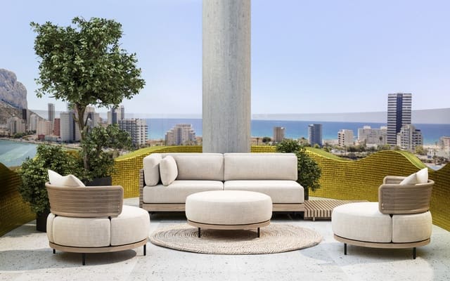 3 sovrum Strandlägenhet till salu i Pueblo, Calpe / Calp med pool - 625 000 € (Ref: 9626343)