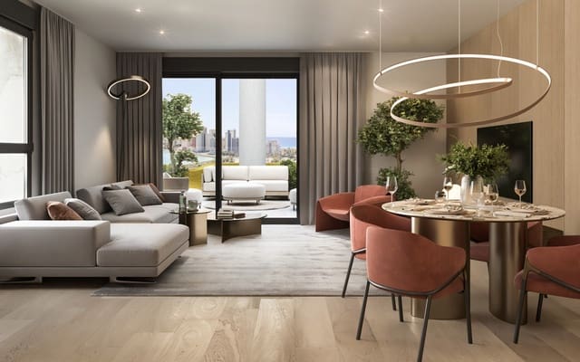 3 sovrum Strandlägenhet till salu i Pueblo, Calpe / Calp med pool - 625 000 € (Ref: 9626343)