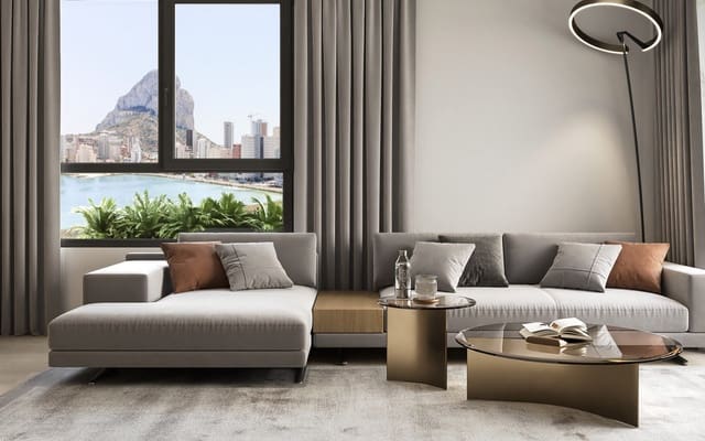 3 sovrum Strandlägenhet till salu i Pueblo, Calpe / Calp med pool - 625 000 € (Ref: 9626343)