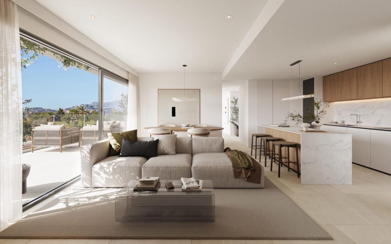 2 quarto Apartamento para venda em Las Lagunas de Mijas com piscina - 455 000 € (Ref: 9649760)