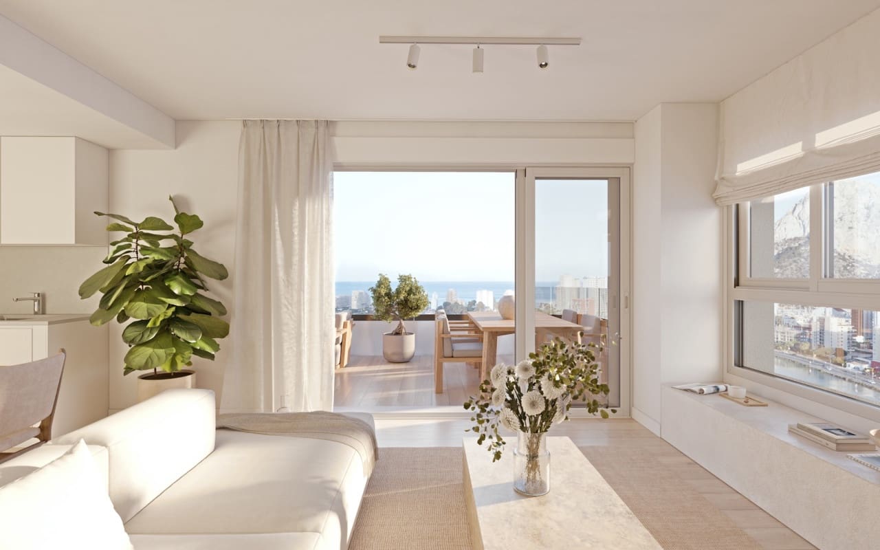 2 bedroom Beach Apartment for sale in Calpe / Calp with pool - € 435,000 (Ref: 9662129)