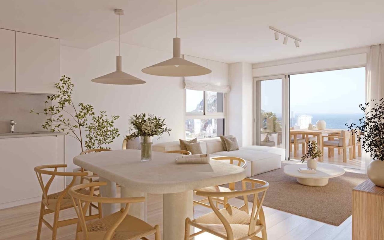 2 Zimmer Apartment zu verkaufen in Calpe / Calp mit Pool - 375.000 € (Ref: 9662136)