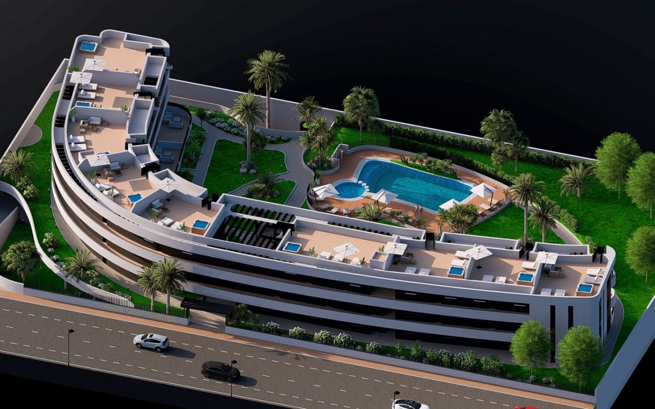 2 soveværelse Penthouse til salg i Los Alcazares med swimmingpool - € 359.900 (Ref: 9726910)