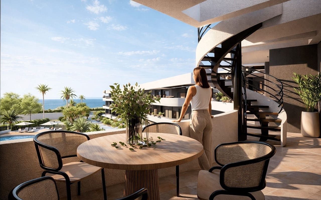 2 soveværelse Penthouse til salg i Los Alcazares med swimmingpool - € 359.900 (Ref: 9726910)