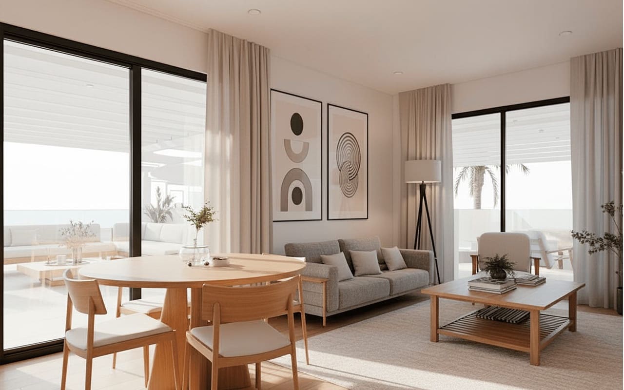 2 soverom Penthouse til salgs i Los Alcazares med svømmebasseng - € 369 900 (Ref: 9726910)