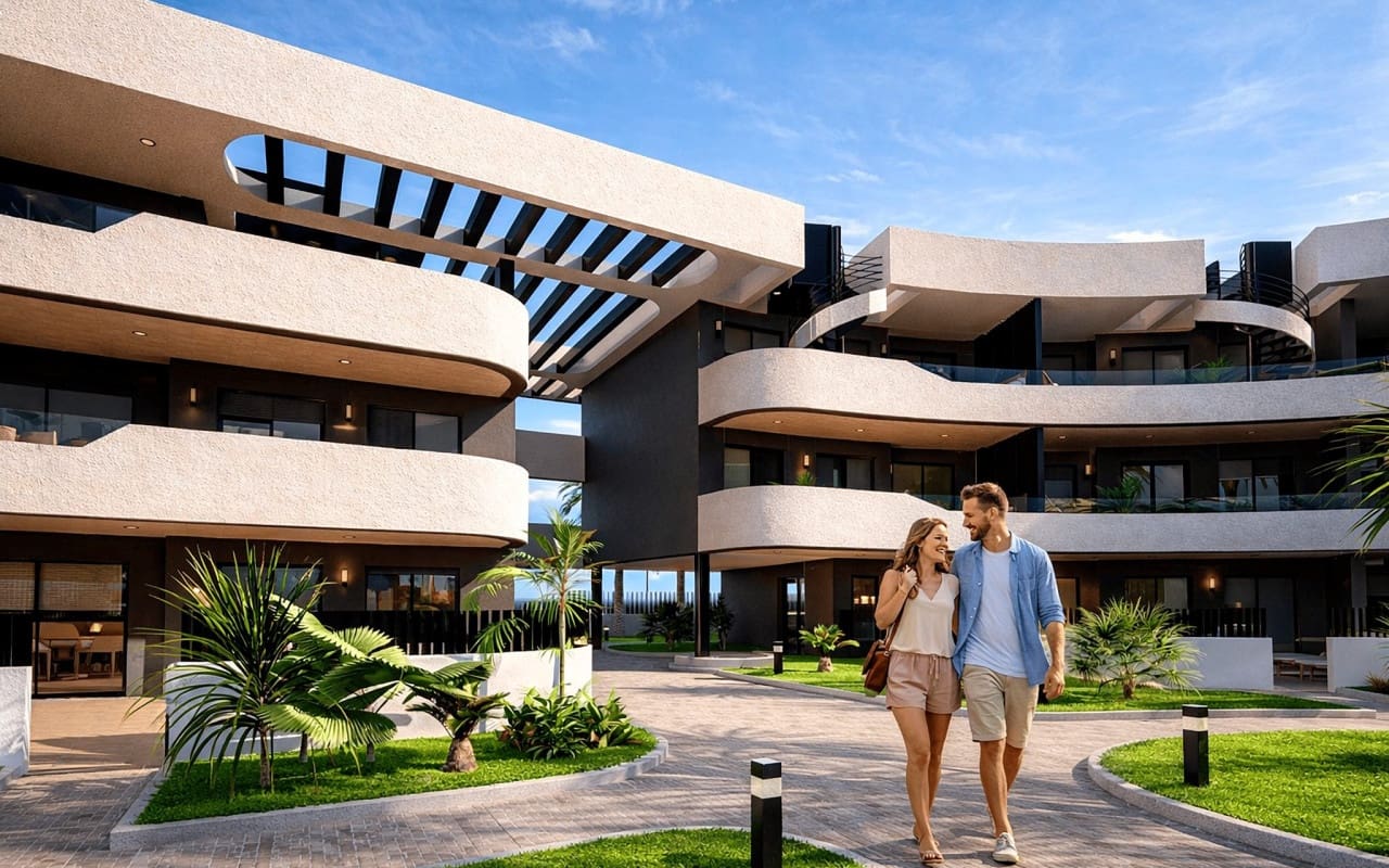 2 soverom Penthouse til salgs i Los Alcazares med svømmebasseng - € 369 900 (Ref: 9726910)
