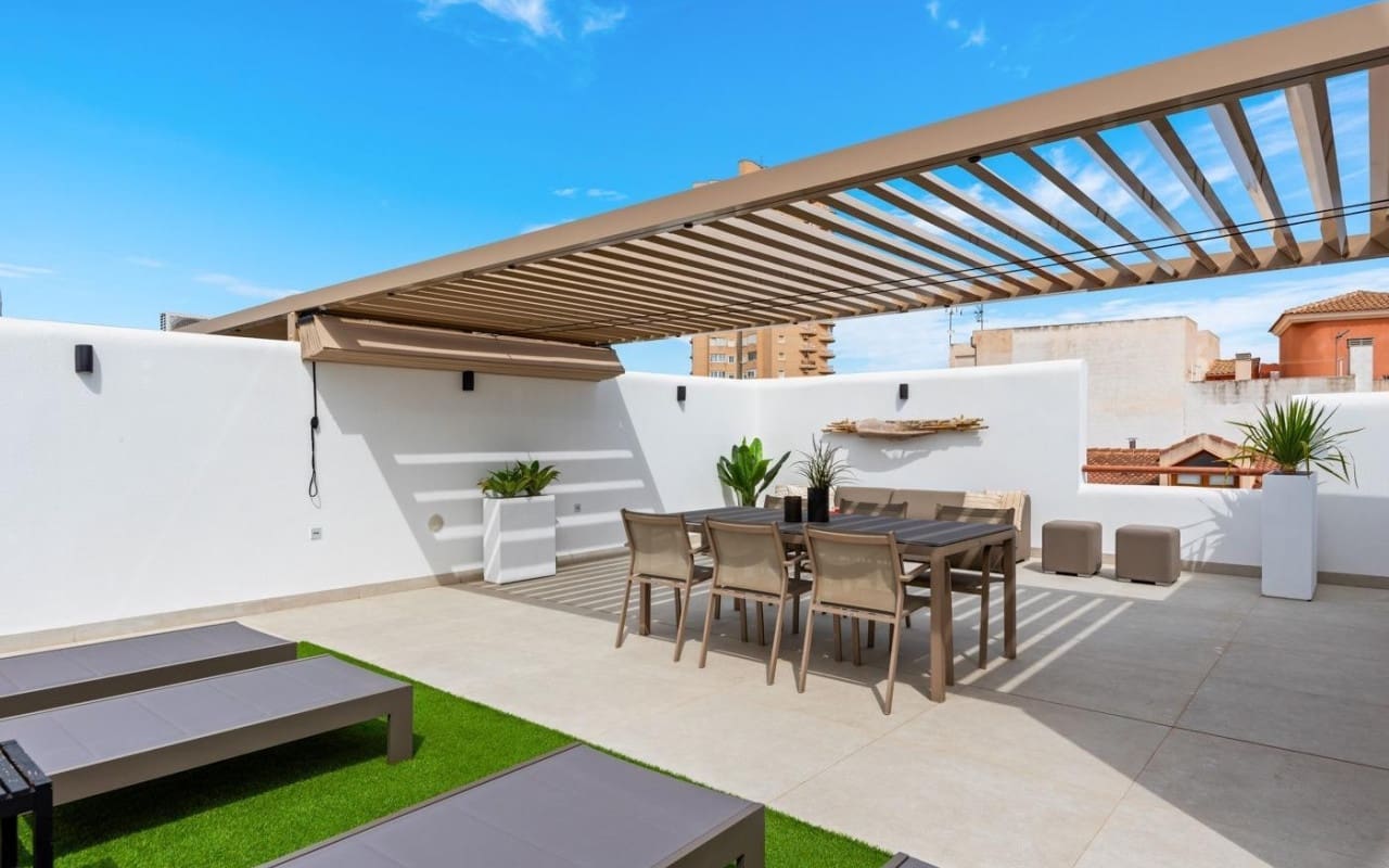 2 sovrum Takvåning till salu i Santiago de la Ribera med pool - 372 000 € (Ref: 9793139)