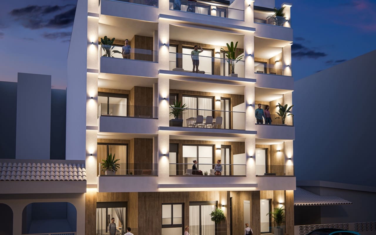 2 soveværelse Penthouse til salg i Torrevieja med swimmingpool - € 310.000 (Ref: 9843755)