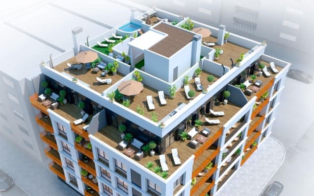 2 sypialnia Penthouse na sprzedaż w Parque de las Naciones, Torrevieja z basenem - 349 000 € (Ref: 9843757)