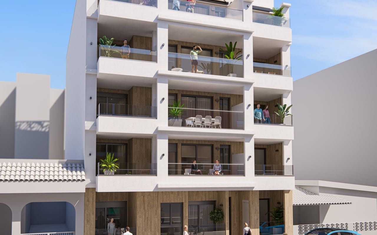 2 soveværelse Lejlighed til salg i Torrevieja med swimmingpool - € 250.000 (Ref: 9843767)