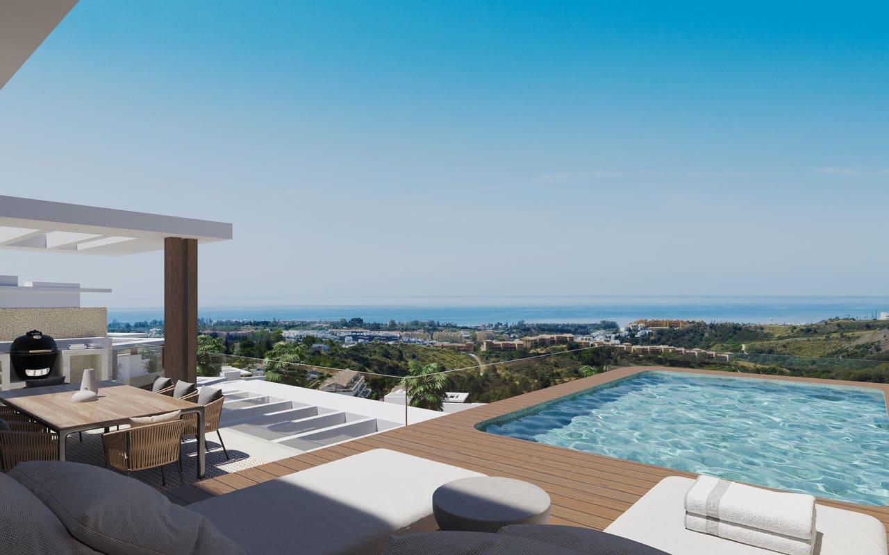 3 sypialnia Penthouse na sprzedaż w Estepona z basenem - 1 725 000 € (Ref: 9977718)