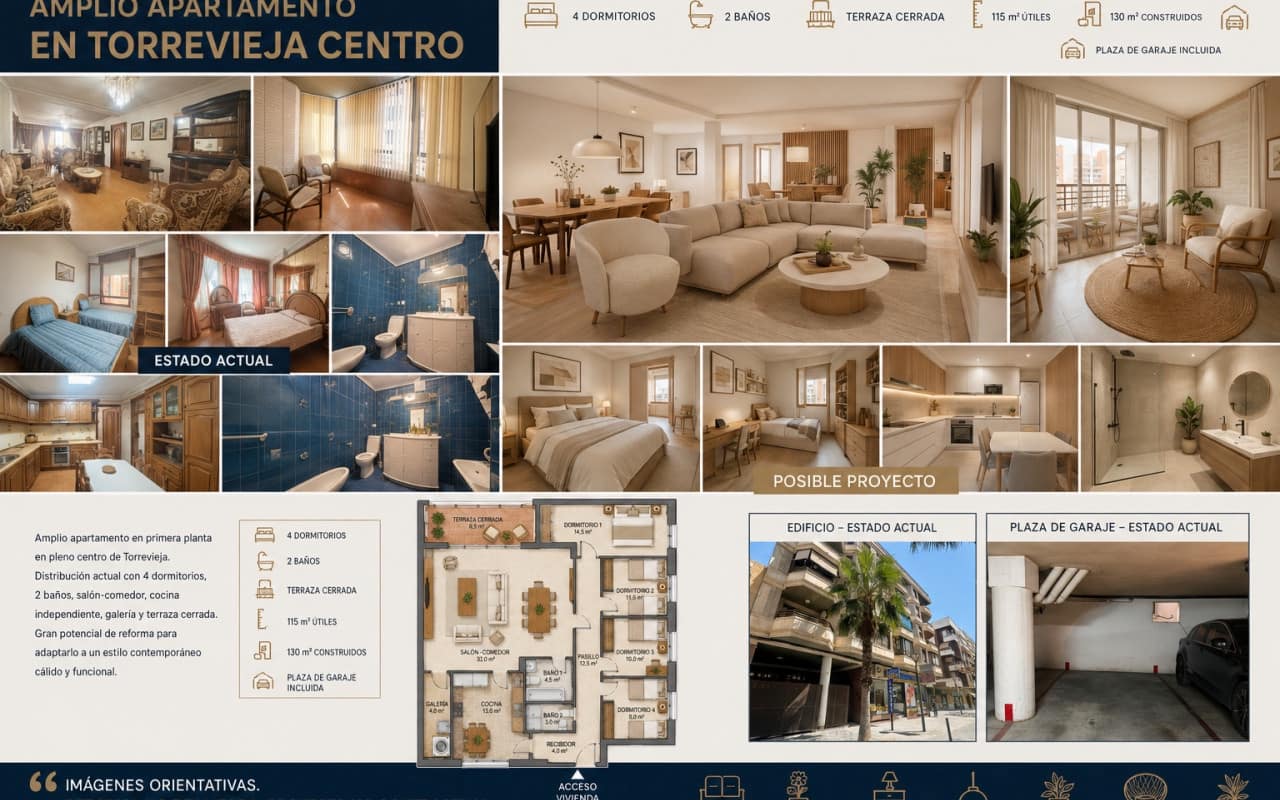 4 soverom Leilighet til salgs i Torrevieja med garasje - € 255 000 (Ref: 9997286)