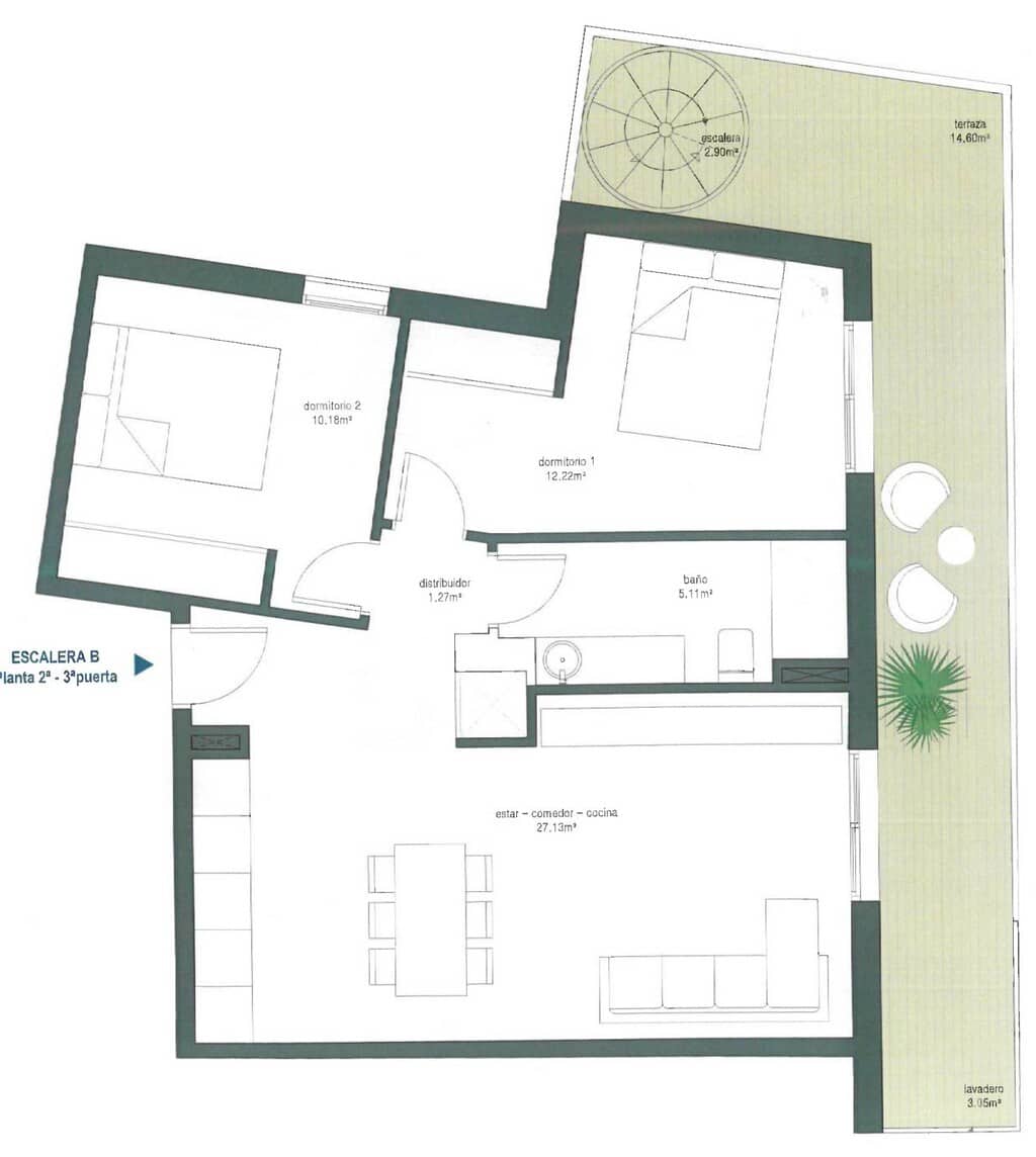 2 soveværelse Lejlighed til salg i Puerto de Alcudia med garage - € 429.000 (Ref: 10168299)