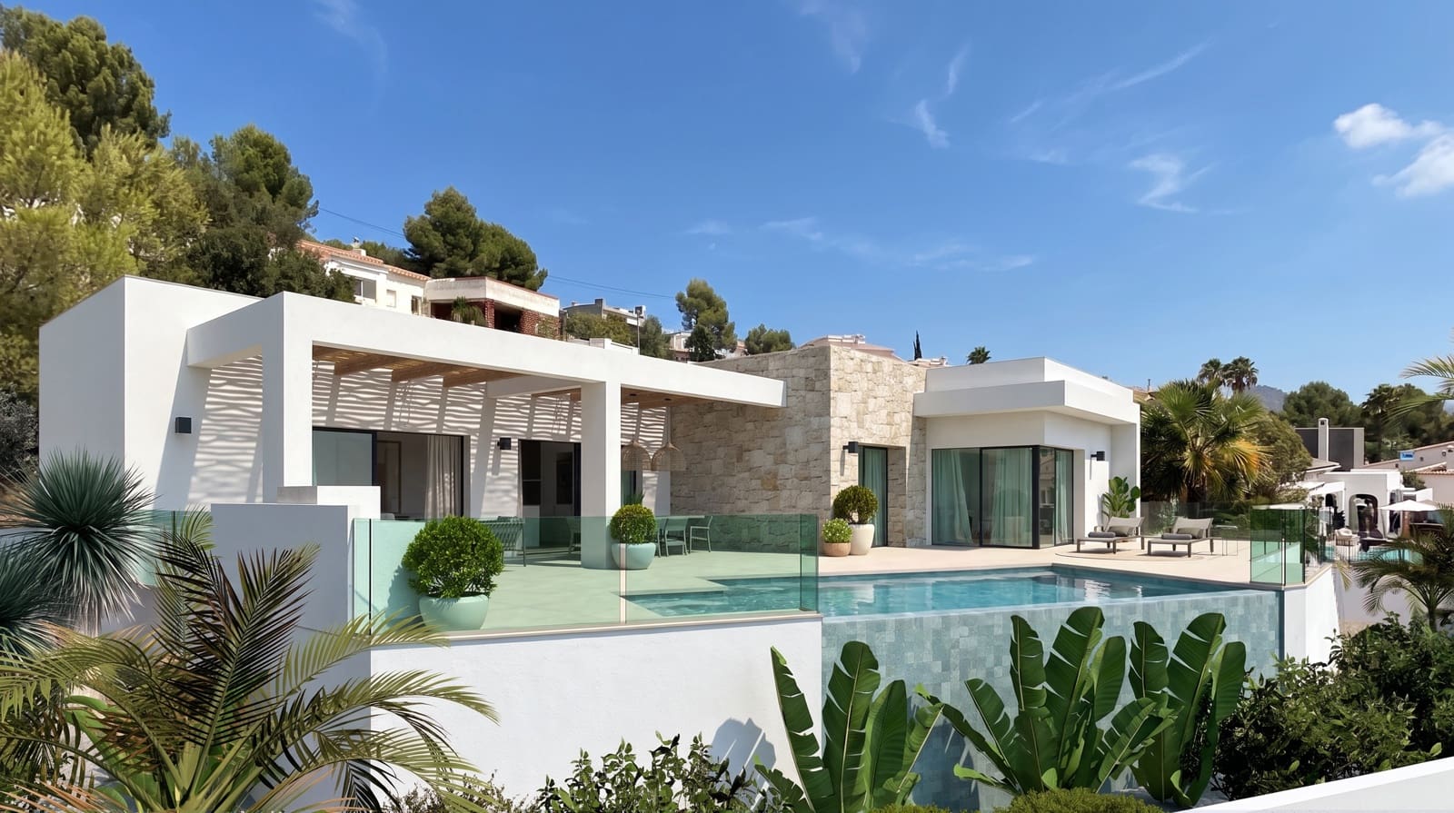 3 soverom Villa til salgs i Pedreguer med svømmebasseng garasje - € 950 000 (Ref: 10030969)