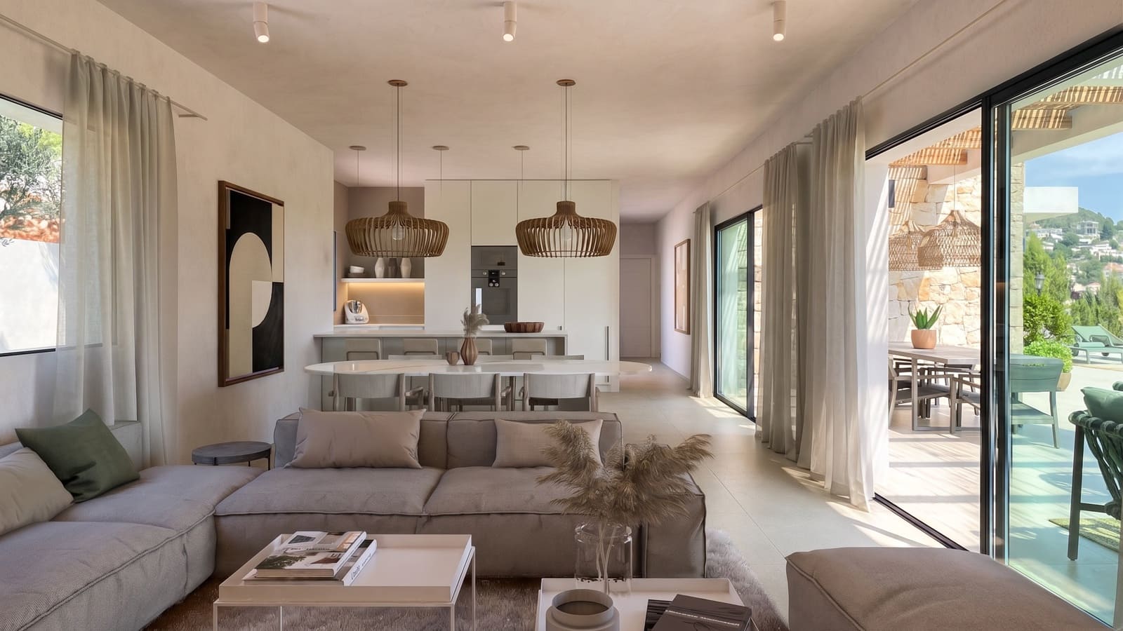 3 soverom Villa til salgs i Pedreguer med svømmebasseng garasje - € 950 000 (Ref: 10030969)
