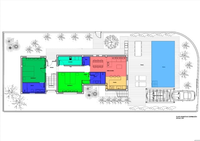 5 soveværelse Villa til salg i Oliva Playa, Oliva med swimmingpool garage - € 1.250.000 (Ref: 6606000)