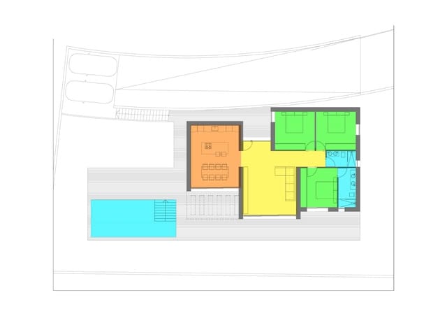 3 slaapkamer Villa te koop in Pedreguer met zwembad garage - € 670.000 (Ref: 7036200)