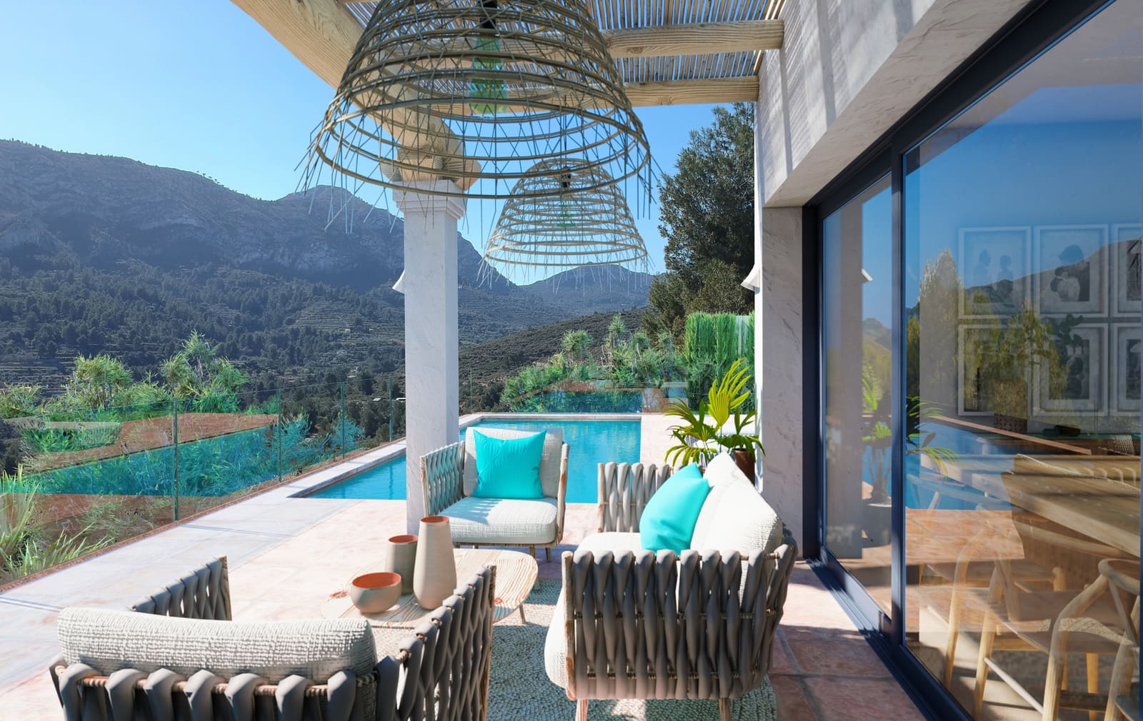 3 slaapkamer Villa te koop in Pedreguer met zwembad garage - € 670.000 (Ref: 7036200)